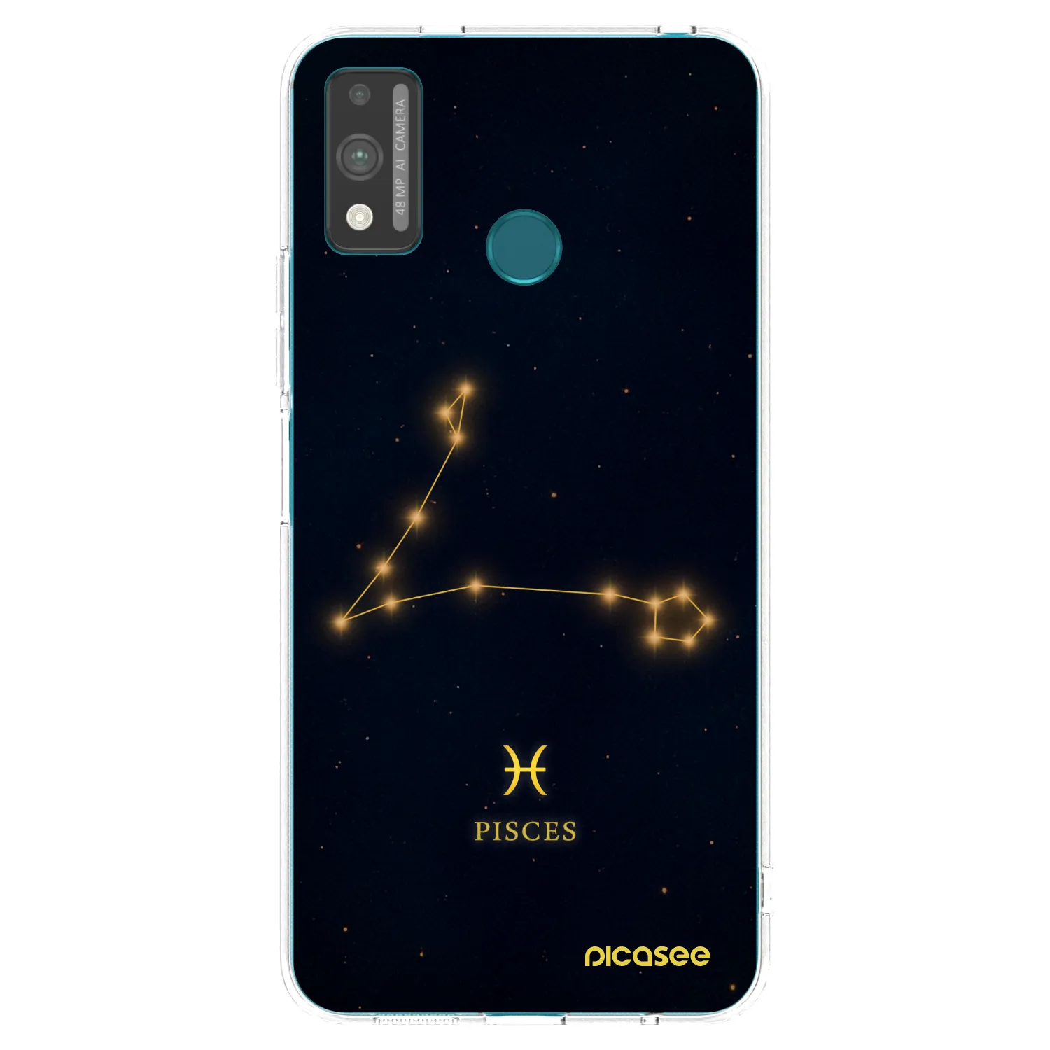 Picasee átlátszó szilikon tok az alábbi mobiltelefonokra Honor 9X Lite - PISCES