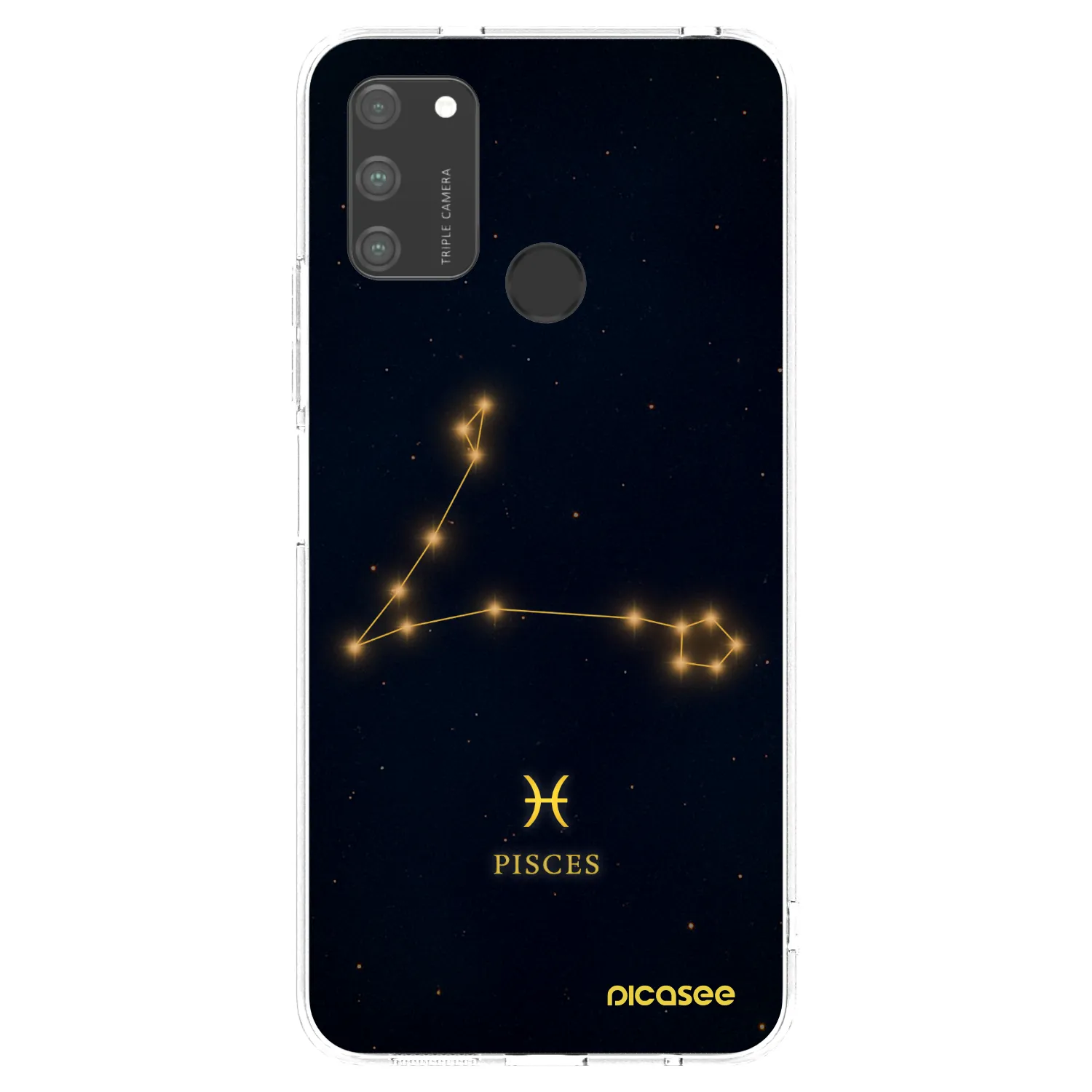 Picasee átlátszó szilikon tok az alábbi mobiltelefonokra Honor 9A - PISCES