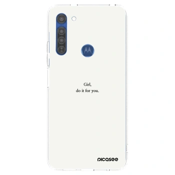Tok az alábbi mobiltelefonokra Motorola Moto G8 - Girl, do it for you