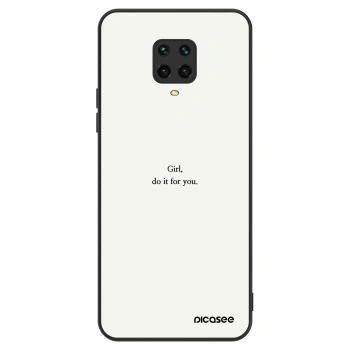 Szilikon tok erre a típusra Xiaomi Redmi Note 9 Pro - Girl, do it for you