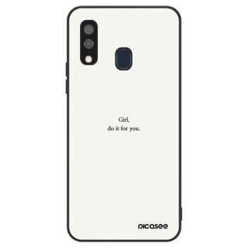 Szilikon tok erre a típusra Samsung Galaxy A40 A405F - Girl, do it for you