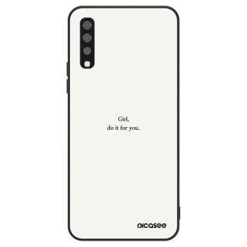 Szilikon tok erre a típusra Samsung Galaxy A70 A705F - Girl, do it for you