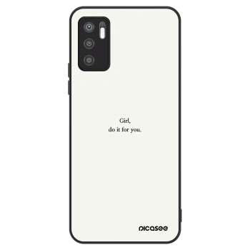 Szilikon tok erre a típusra Xiaomi Redmi Note 10 5G - Girl, do it for you