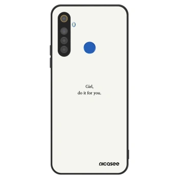 Szilikon tok erre a típusra Realme 5 - Girl, do it for you