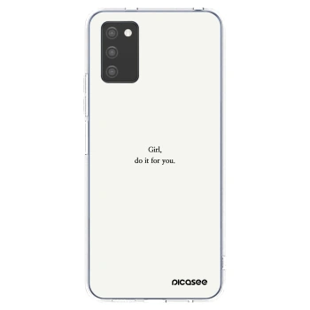Tok az alábbi mobiltelefonokra Samsung Galaxy A03s A037G - Girl, do it for you
