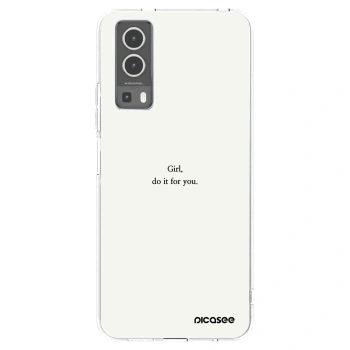 Picasee átlátszó szilikon tok az alábbi mobiltelefonokra Vivo Y72 5G - Girl, do it for you