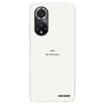 Picasee átlátszó szilikon tok az alábbi mobiltelefonokra Huawei Nova 9 SE - Girl, do it for you