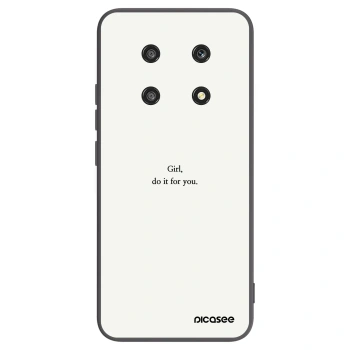 Picasee fekete szilikon tok az alábbi mobiltelefonokra Honor Magic4 Lite 5G - Girl, do it for you
