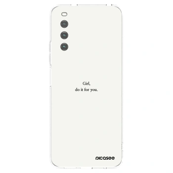 Picasee átlátszó szilikon tok az alábbi mobiltelefonokra Sony Xperia 10 IV 5G - Girl, do it for you