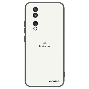 Picasee fekete szilikon tok az alábbi mobiltelefonokra Honor 70 - Girl, do it for you