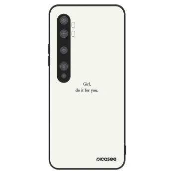 Szilikon tok erre a típusra Xiaomi Mi Note 10 (Pro) - Girl, do it for you