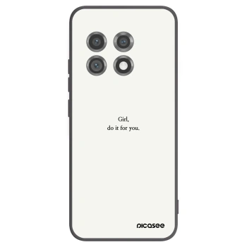 Picasee fekete szilikon tok az alábbi mobiltelefonokra OnePlus 11 5G - Girl, do it for you