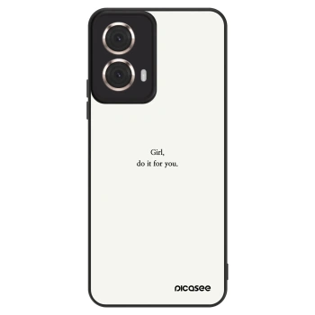 Szilikon tok erre a típusra Motorola Moto G85 - Girl, do it for you