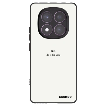 Picasee fekete szilikon tok az alábbi mobiltelefonokra Xiaomi Redmi Note 14 Pro 4G - Girl, do it for you
