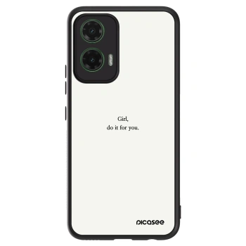 Szilikon tok erre a típusra Motorola Moto G35 5G - Girl, do it for you
