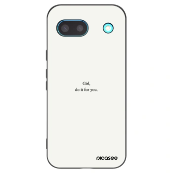 Picasee fekete szilikon tok az alábbi mobiltelefonokra Google Pixel 8 - Girl, do it for you