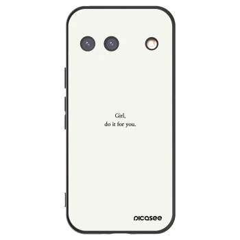Picasee fekete szilikon tok az alábbi mobiltelefonokra Google Pixel 9 - Girl, do it for you