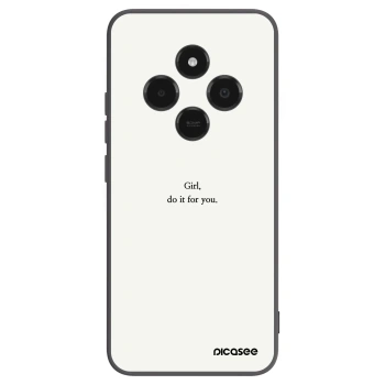 Picasee fekete szilikon tok az alábbi mobiltelefonokra Xiaomi Poco C75 - Girl, do it for you