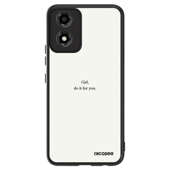 Szilikon tok erre a típusra Motorola Moto E14 - Girl, do it for you