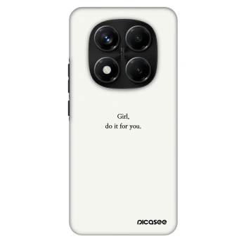 Szilikon tok erre a típusra Xiaomi Redmi Note 14 Pro+ 5G - Girl, do it for you