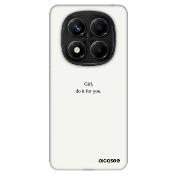 Szilikon tok erre a típusra Xiaomi Redmi Note 14 Pro 5G - Girl, do it for you