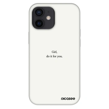 Szilikon tok erre a típusra Apple iPhone 12 mini - Girl, do it for you