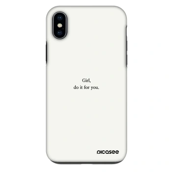 Szilikon tok erre a típusra Apple iPhone XS Max - Girl, do it for you