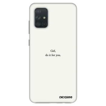 Szilikon tok erre a típusra Samsung Galaxy A71 A715F - Girl, do it for you