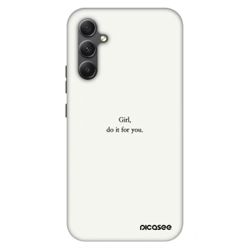 Szilikon tok erre a típusra Samsung Galaxy A34 5G A346B - Girl, do it for you