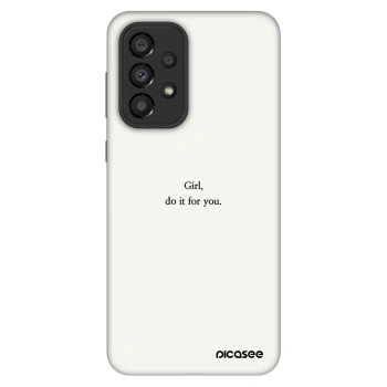 Szilikon tok erre a típusra Samsung Galaxy A33 5G A336 - Girl, do it for you