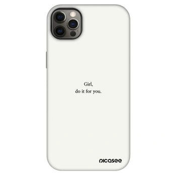 Szilikon tok erre a típusra Apple iPhone 12 Pro Max - Girl, do it for you