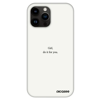 Szilikon tok erre a típusra Apple iPhone 13 Pro Max - Girl, do it for you