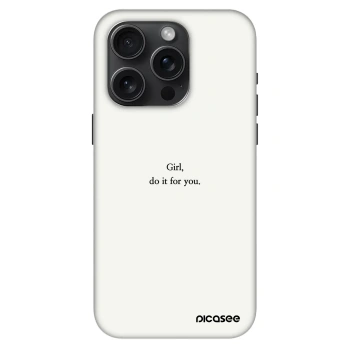 Szilikon tok erre a típusra Apple iPhone 15 Pro - Girl, do it for you