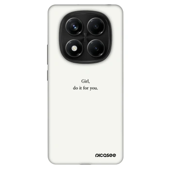 Szilikon tok erre a típusra Xiaomi Redmi Note 14 Pro 4G - Girl, do it for you