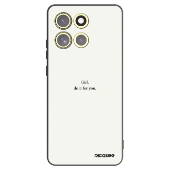 Picasee fekete szilikon tok az alábbi mobiltelefonokra Motorola Moto G86 5G - Girl, do it for you