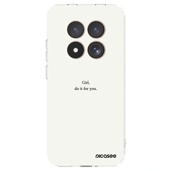 Picasee átlátszó szilikon tok az alábbi mobiltelefonokra Xiaomi Redmi Note 15 Pro 4G - Girl, do it for you