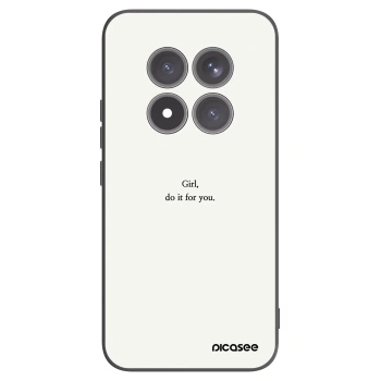 Picasee fekete szilikon tok az alábbi mobiltelefonokra Xiaomi Redmi Note 15 Pro+ - Girl, do it for you
