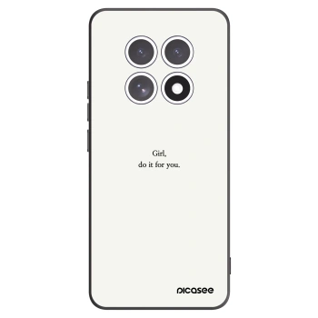 Picasee fekete szilikon tok az alábbi mobiltelefonokra Xiaomi Redmi Note 15 - Girl, do it for you