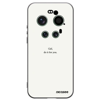 Picasee fekete szilikon tok az alábbi mobiltelefonokra Xiaomi 17 Ultra - Girl, do it for you