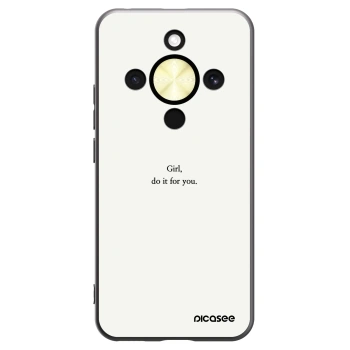 Picasee fekete szilikon tok az alábbi mobiltelefonokra Honor Magic8 Lite 5G - Girl, do it for you