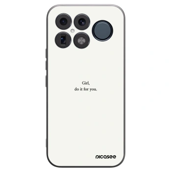 Picasee fekete szilikon tok az alábbi mobiltelefonokra Xiaomi Poco F8 Ultra - Girl, do it for you