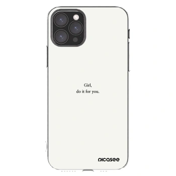Picasee átlátszó szilikon tok az alábbi mobiltelefonokra Apple iPhone 11 Pro - Girl, do it for you