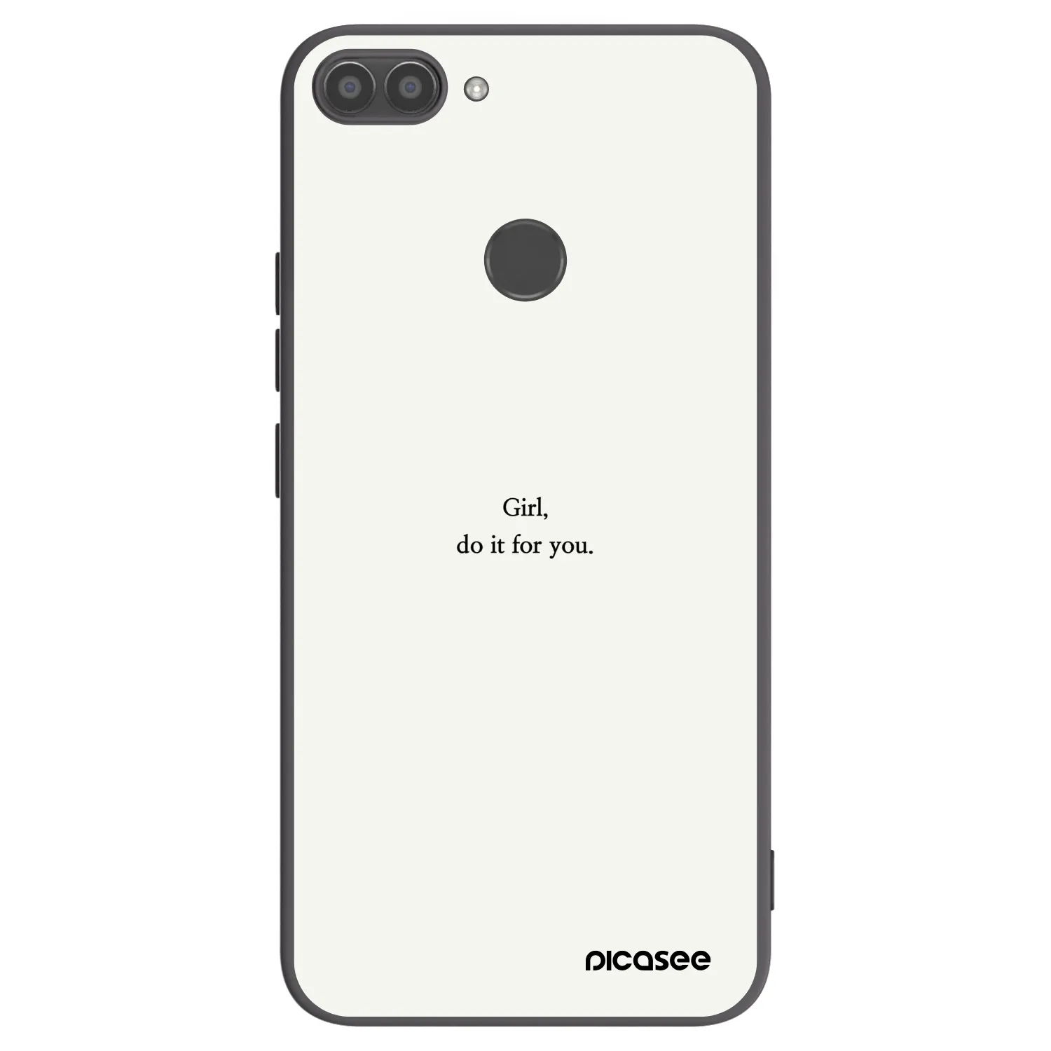 Picasee fekete szilikon tok az alábbi mobiltelefonokra Huawei P Smart - Girl, do it for you