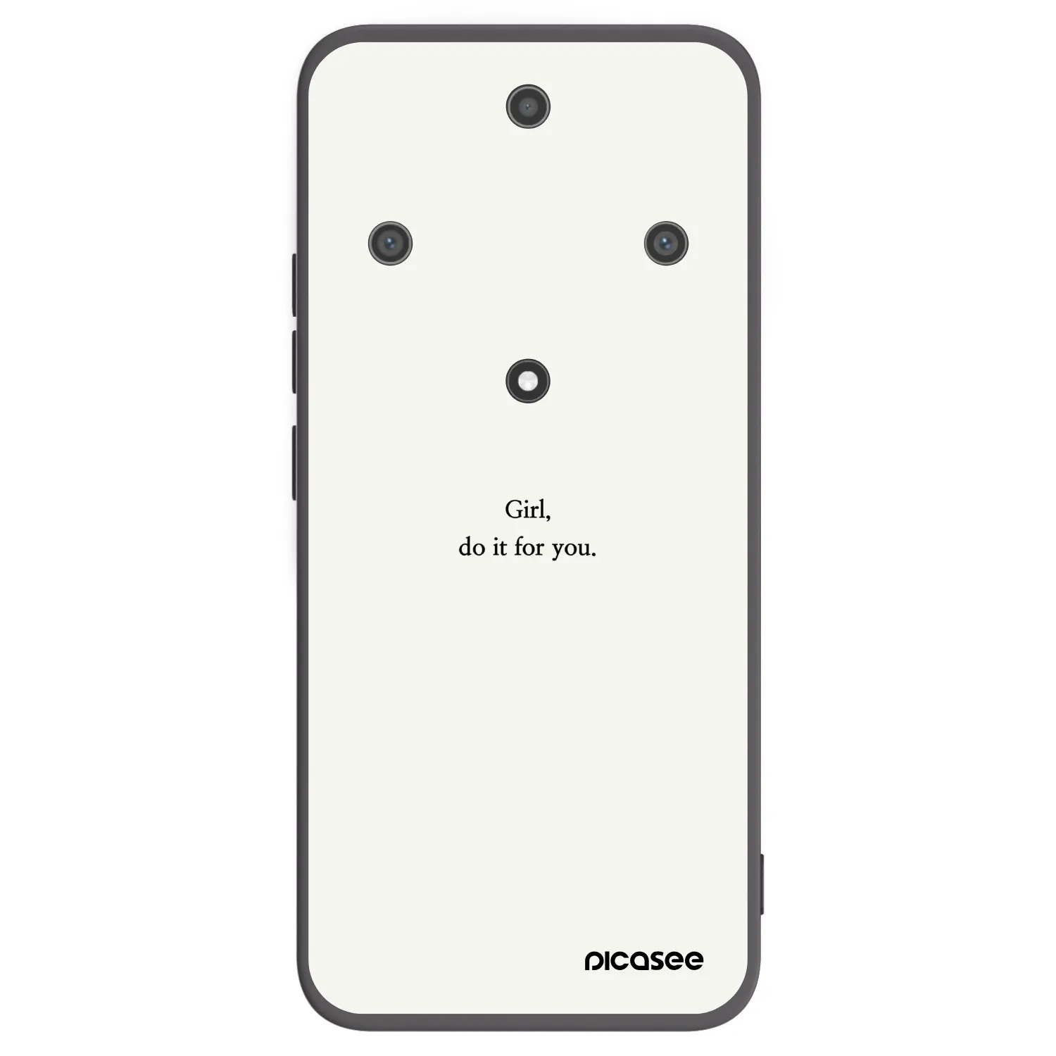 Picasee fekete szilikon tok az alábbi mobiltelefonokra Honor Magic5 Lite 5G - Girl, do it for you