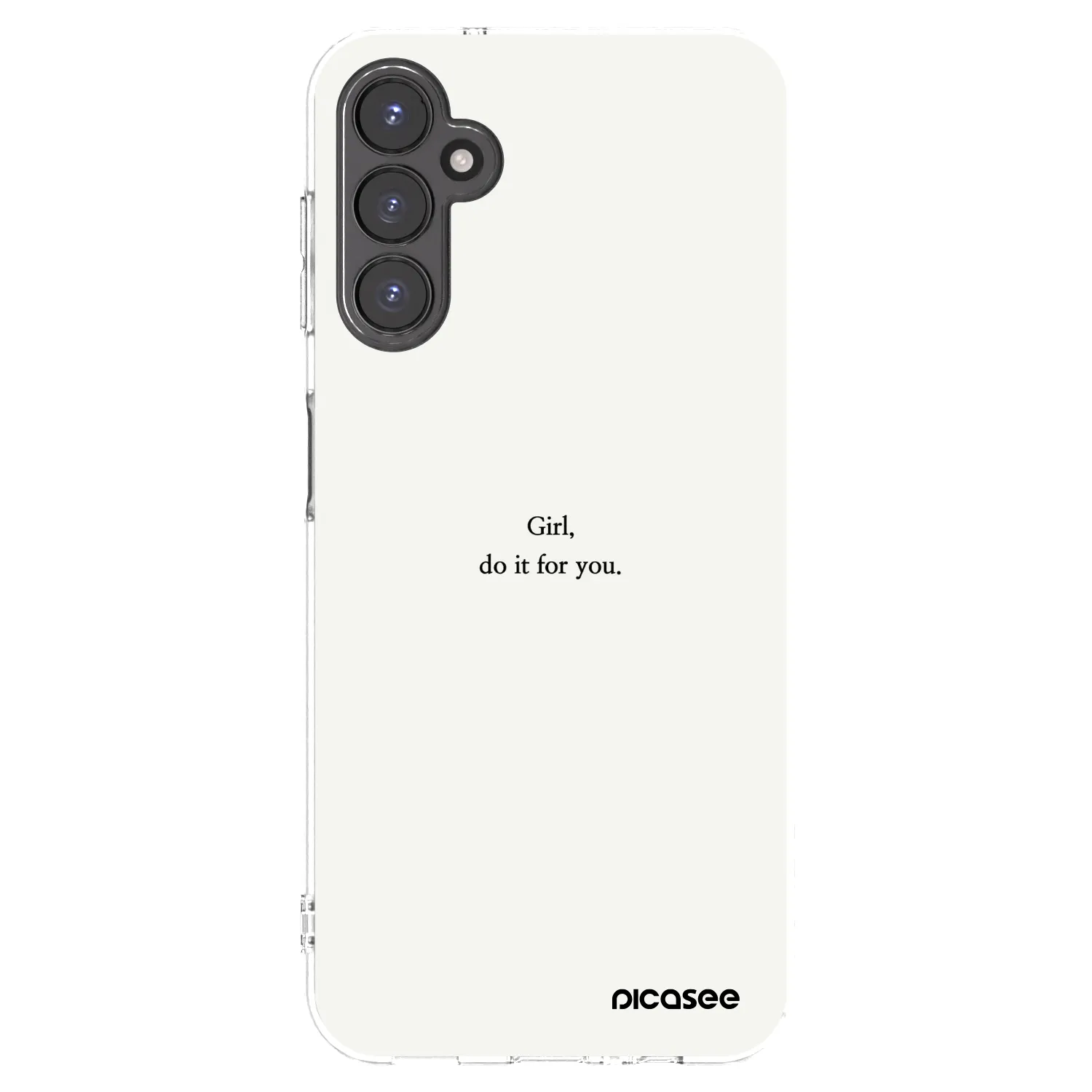 Picasee átlátszó szilikon tok az alábbi mobiltelefonokra Samsung Galaxy A14 5G A146P - Girl, do it for you