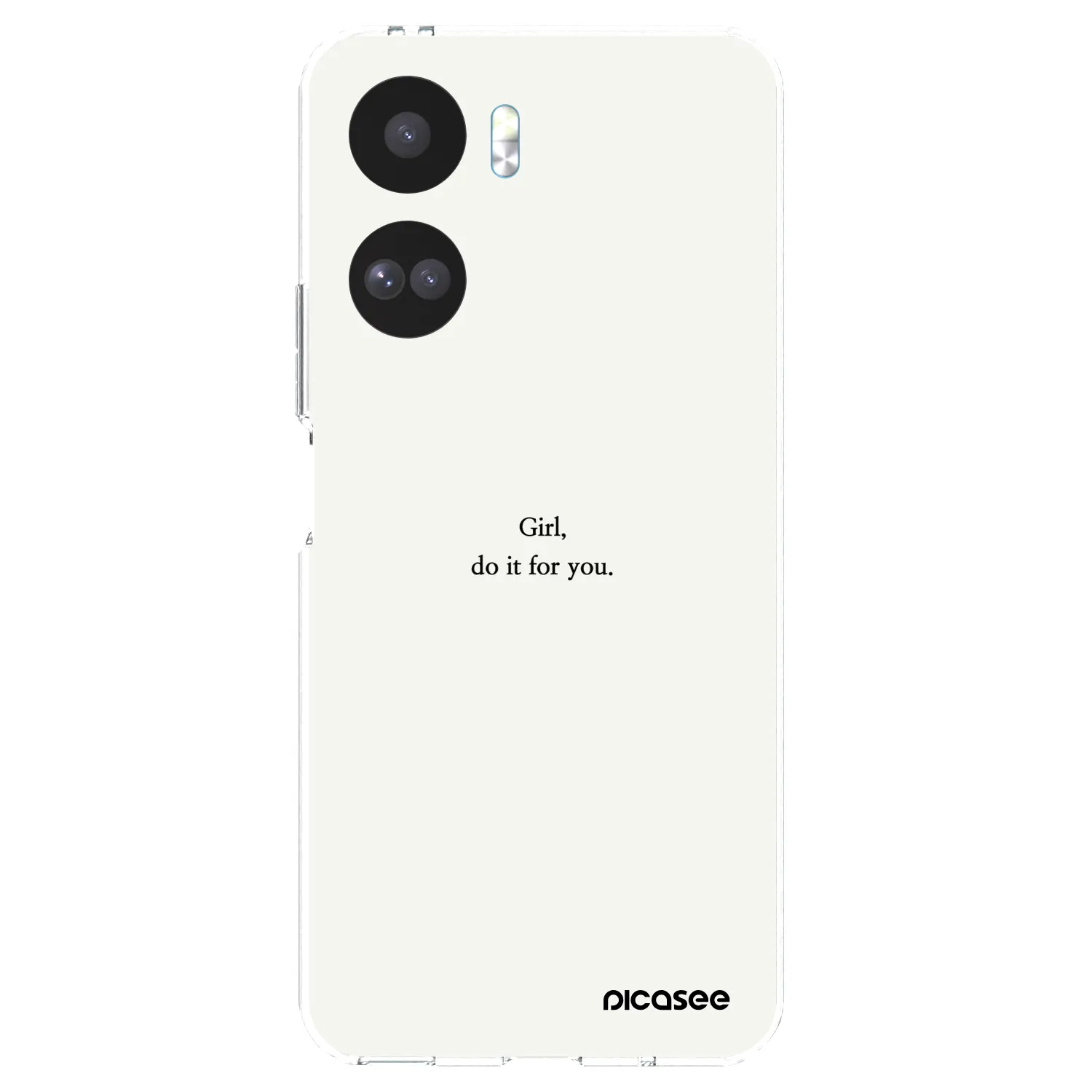 Picasee átlátszó szilikon tok az alábbi mobiltelefonokra Honor 90 Lite 5G - Girl, do it for you