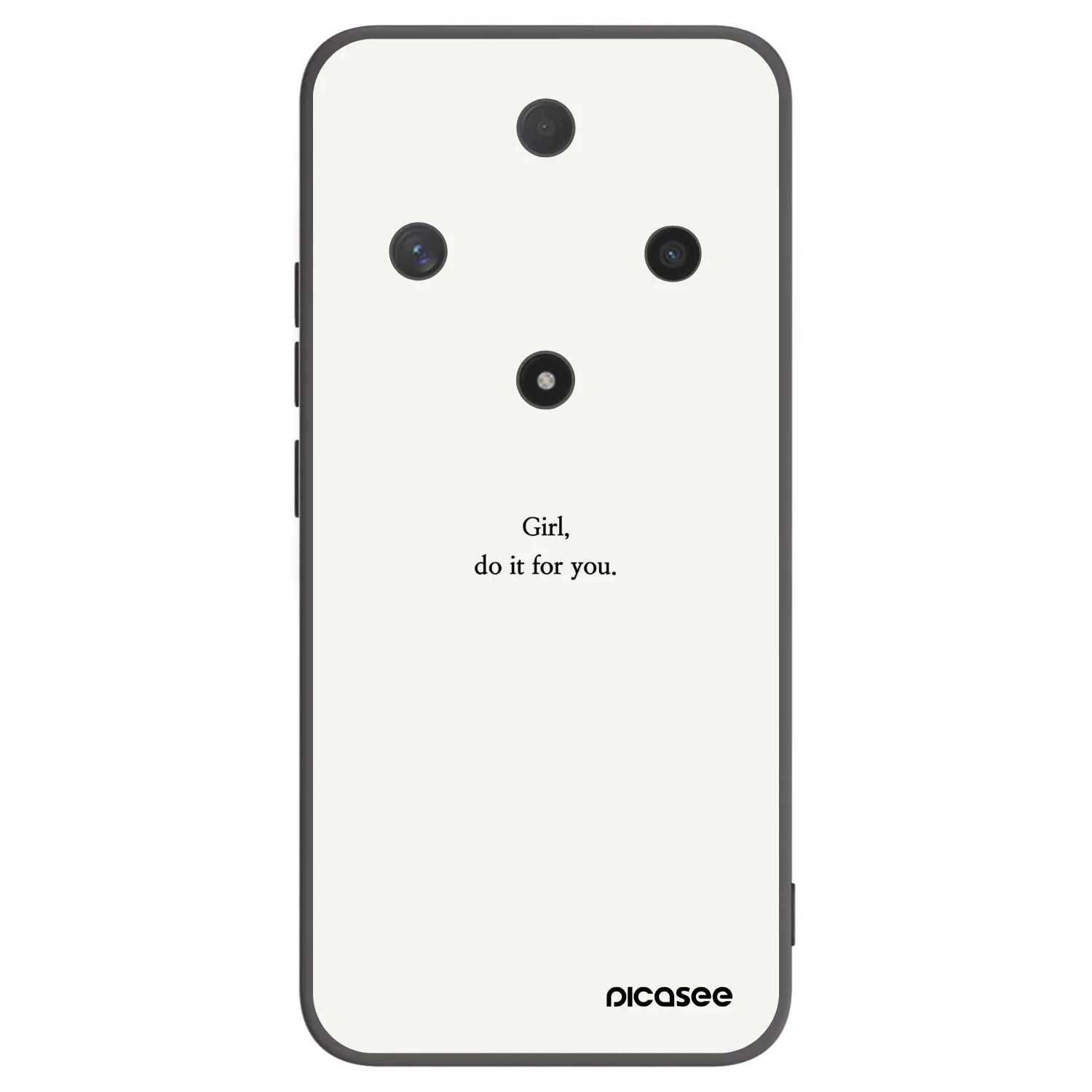 Picasee fekete szilikon tok az alábbi mobiltelefonokra Honor Magic6 Lite 5G - Girl, do it for you