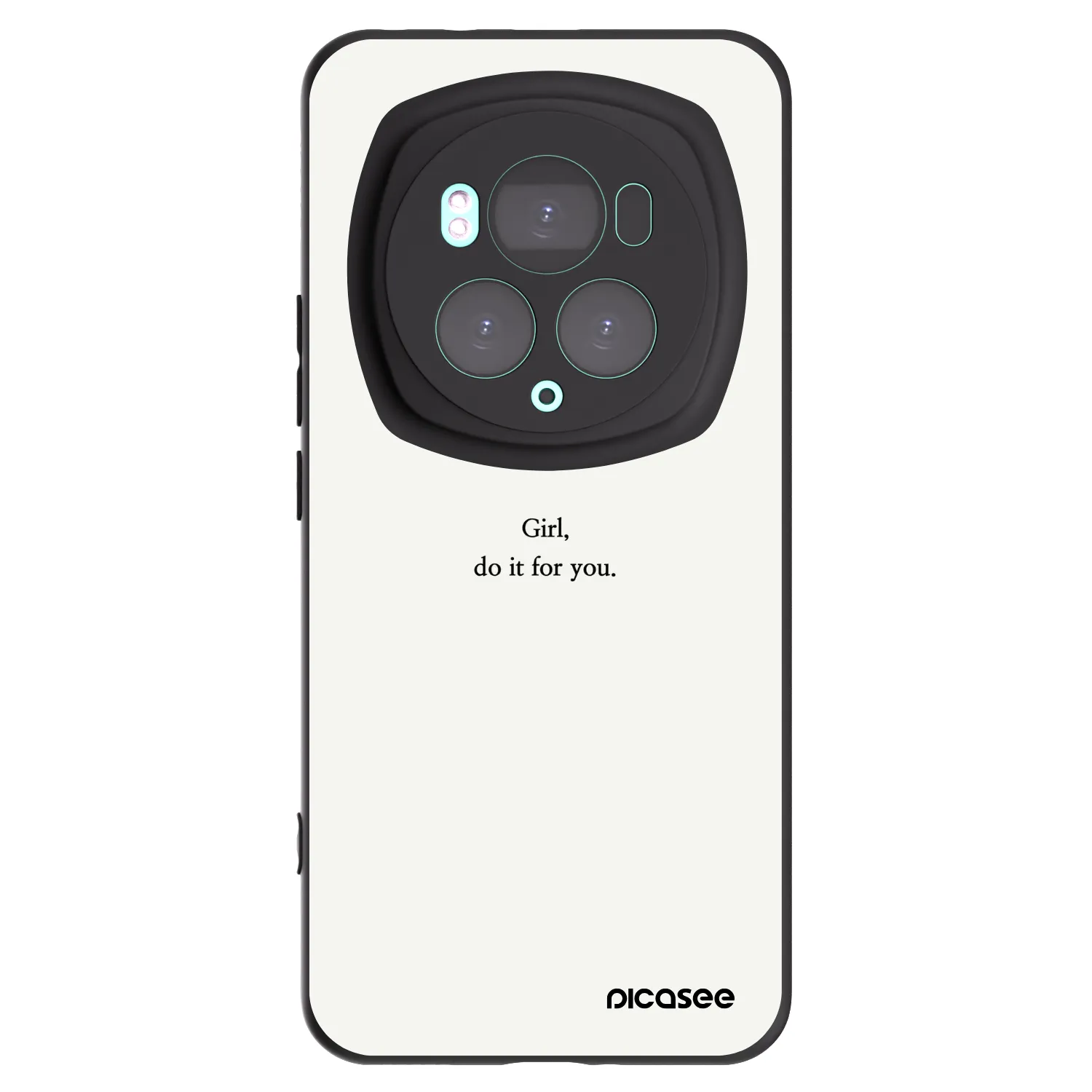 Picasee fekete szilikon tok az alábbi mobiltelefonokra Honor Magic6 Pro - Girl, do it for you