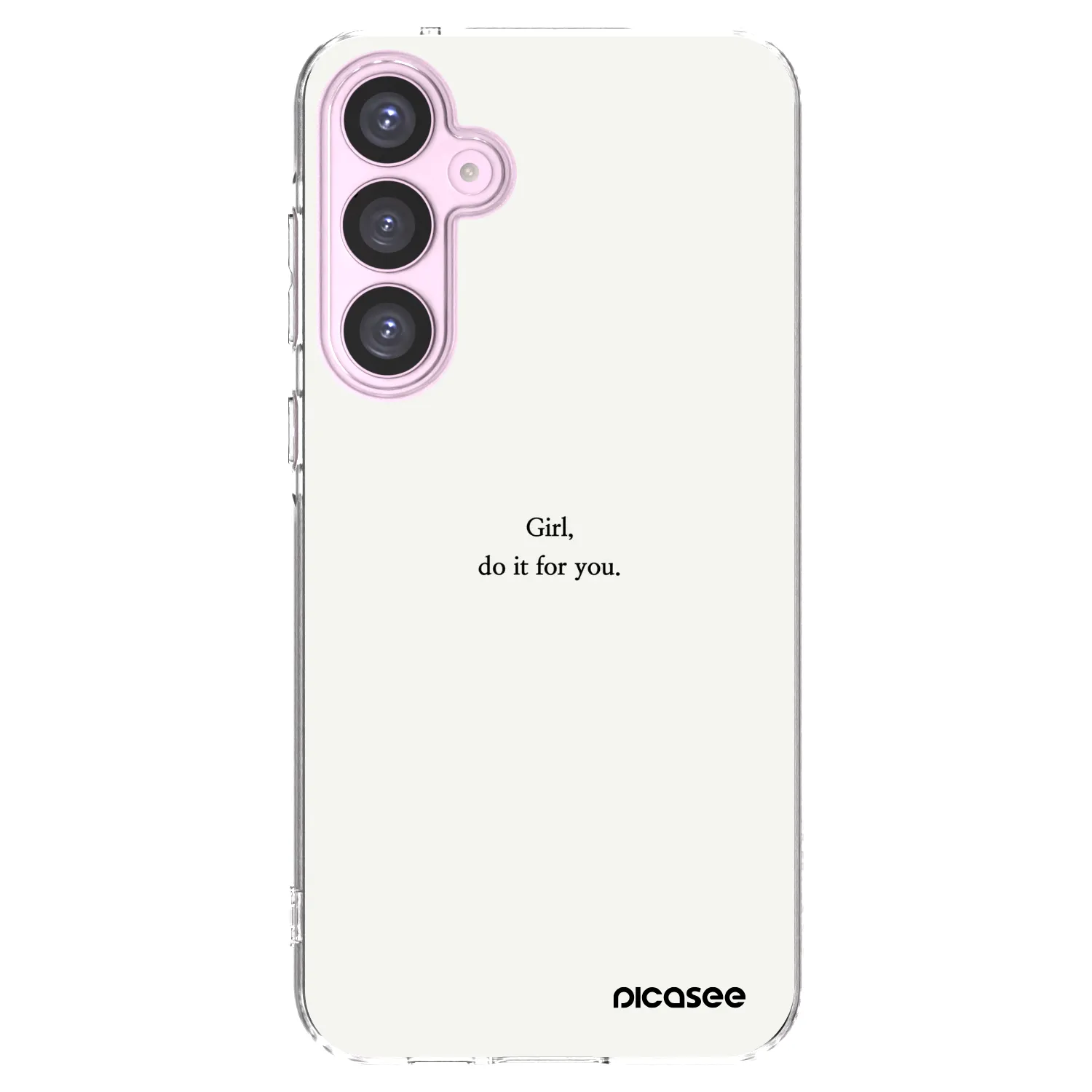 Picasee átlátszó szilikon tok az alábbi mobiltelefonokra Samsung Galaxy A55 5G A556B - Girl, do it for you