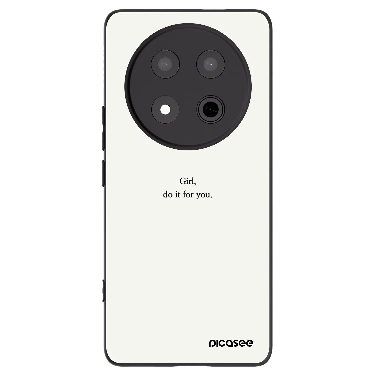 Picasee fekete szilikon tok az alábbi mobiltelefonokra Honor Magic7 Lite 5G - Girl, do it for you